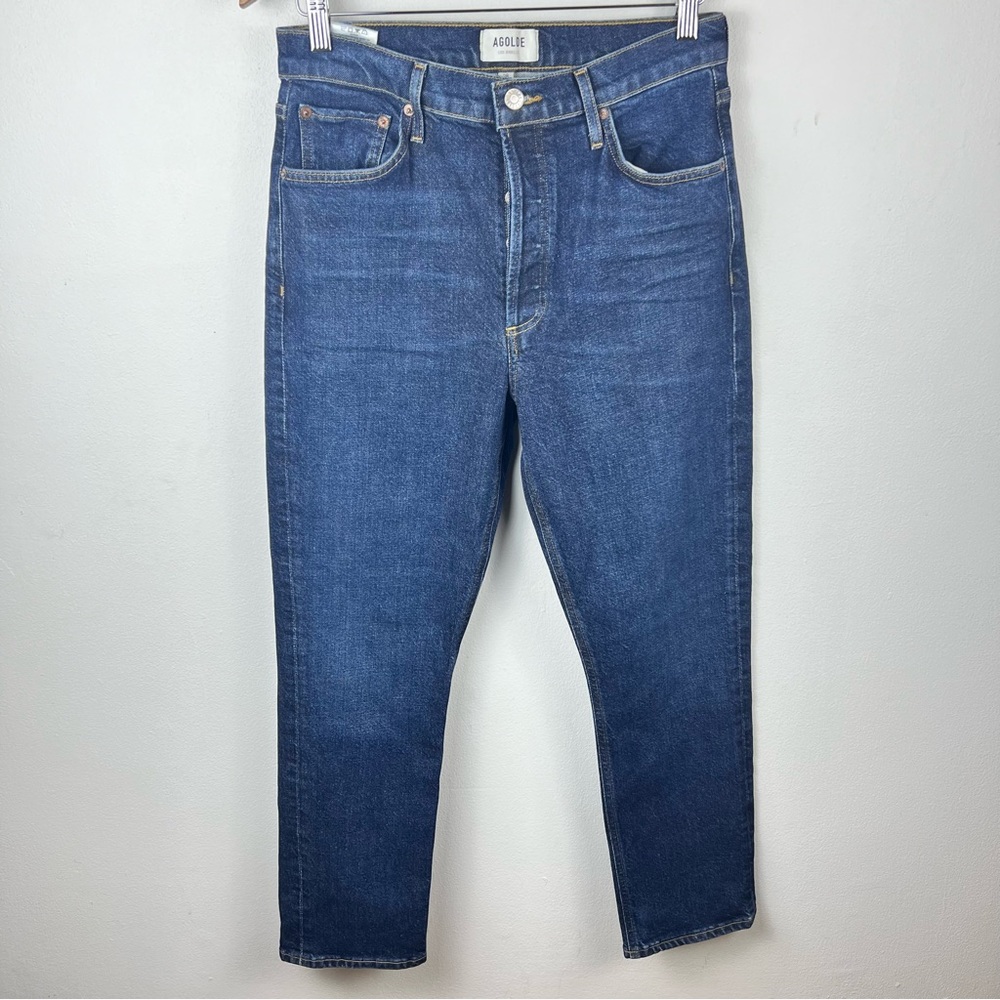 Agolde Riley Long Slim Leg Jeans - Picture 2 of 6